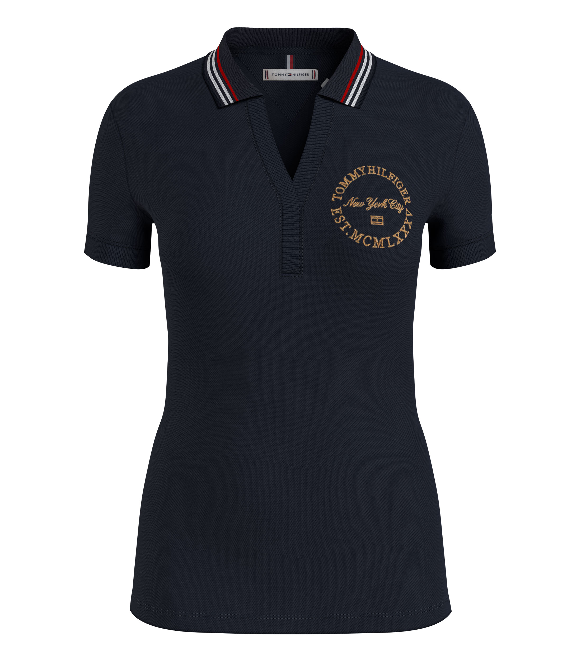 Tommy Hilfiger Playera Polo Manga Corta Mujer - El Palacio De Hierro